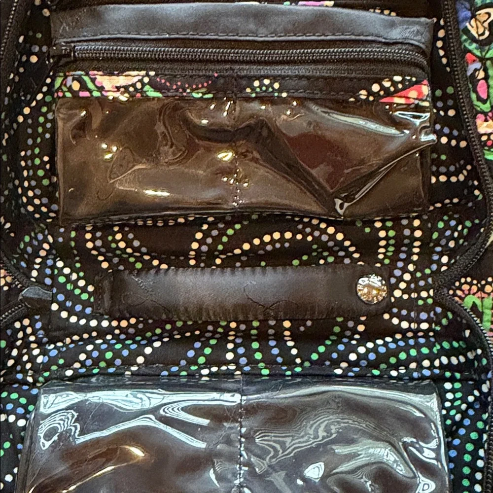 Vera Bradley Black Kiev Paisley Travel Jewelry Organizer NWOT (retired print) - Picture 9 of 11